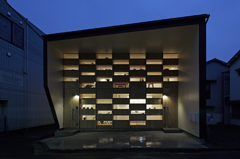 takeshi shikauchi checkered house japan designboom takeshi shikauchi checkered house japan designboom