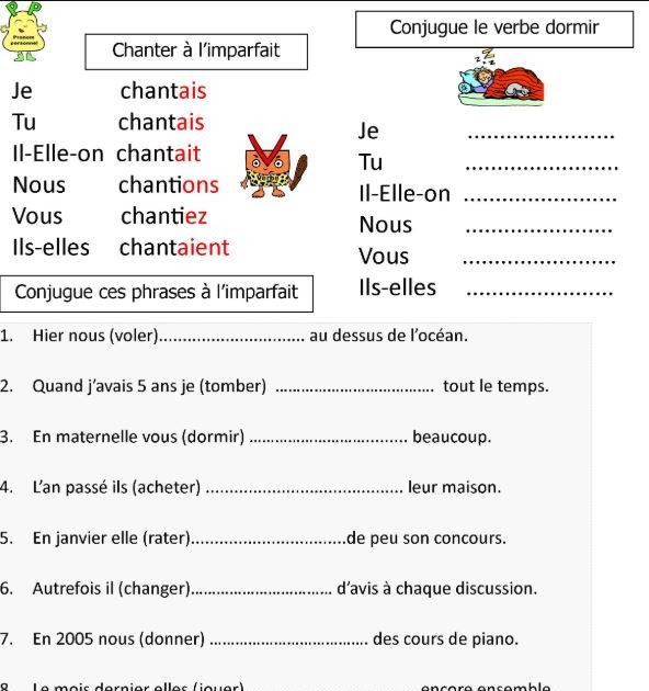 Exercice Conjugaison Cm1 Avec Corrigé Pdf Exercice De Conjugaison Cm1 Avec Correction / Je Comprends La