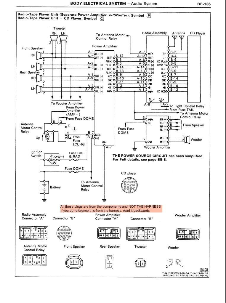 Toyotum Mr2 Radio Wiring Diagram - Complete Wiring Schemas