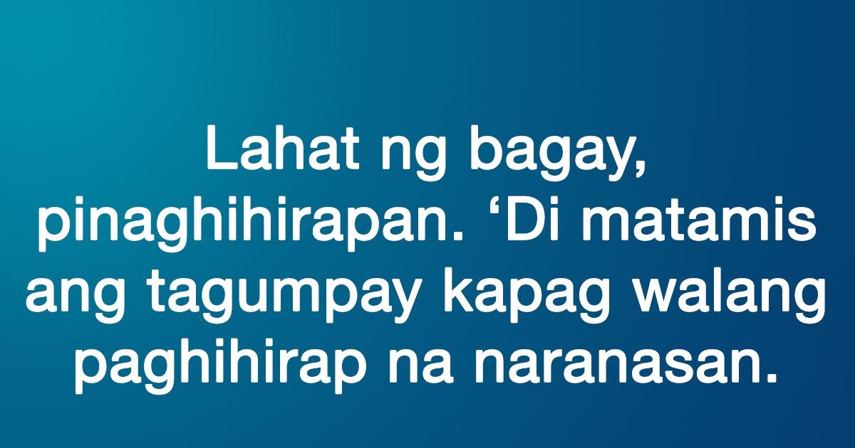 Tagalog Quotes On Education