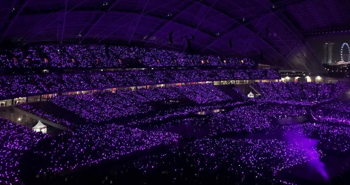 Wallpaper Bts Concert Purple Ocean - Gabriel Ragazzo