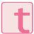 PeachPinkedgeSquareIconTwitter