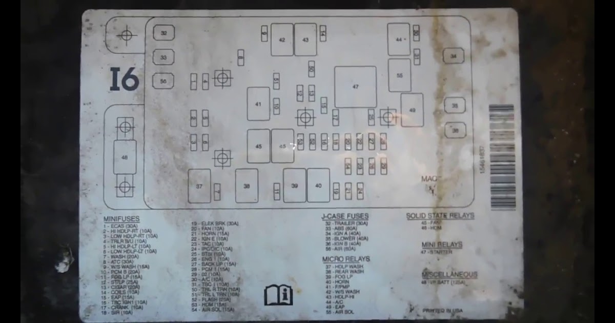 32 2006 Chevy Trailblazer Fuse Box Diagram - Wiring Diagram Database