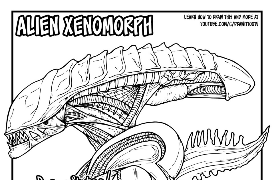 Xenomorph From Alien Drawing