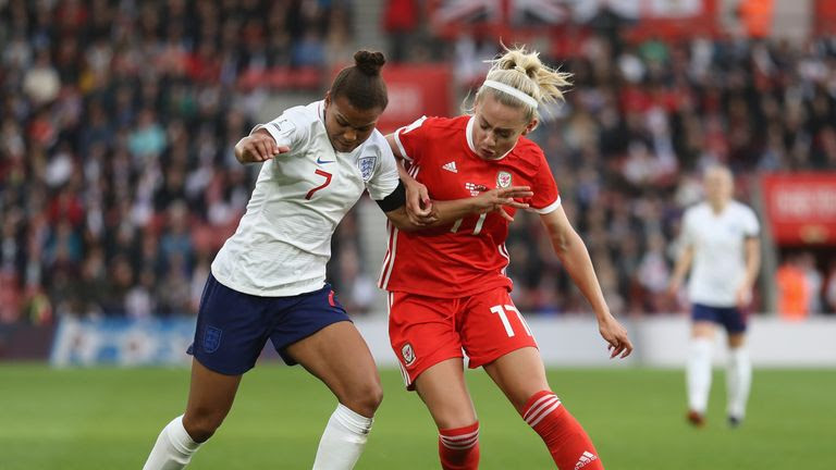 Image result for wales v england football women