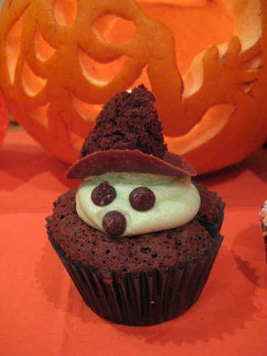 Witchey Cupcake - Mint Choc Chip with Mint Buttercream