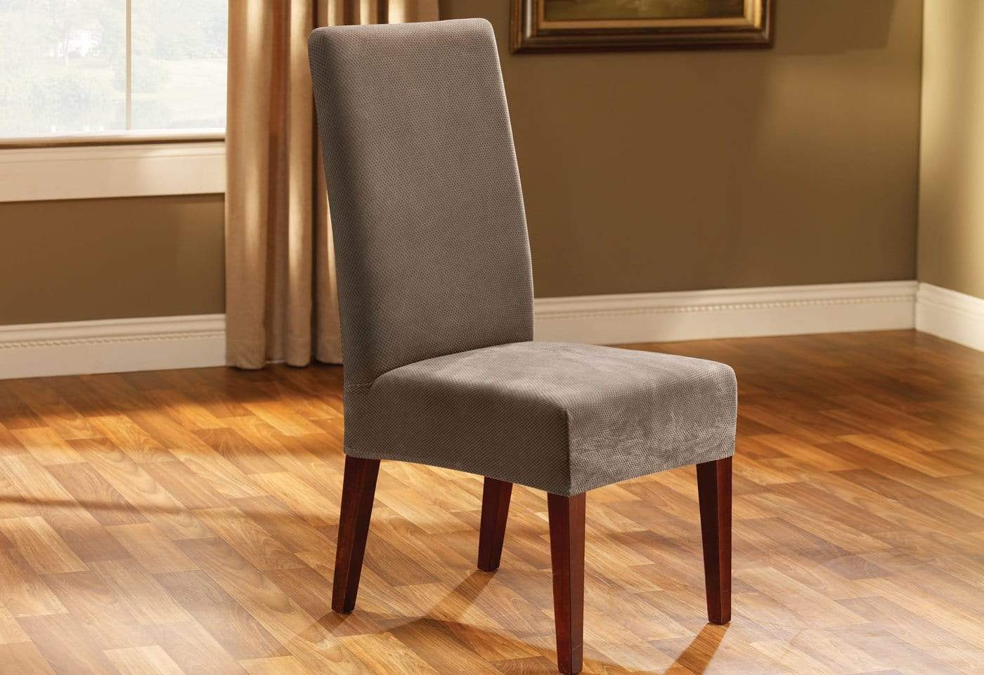short dining room chair slipcovers