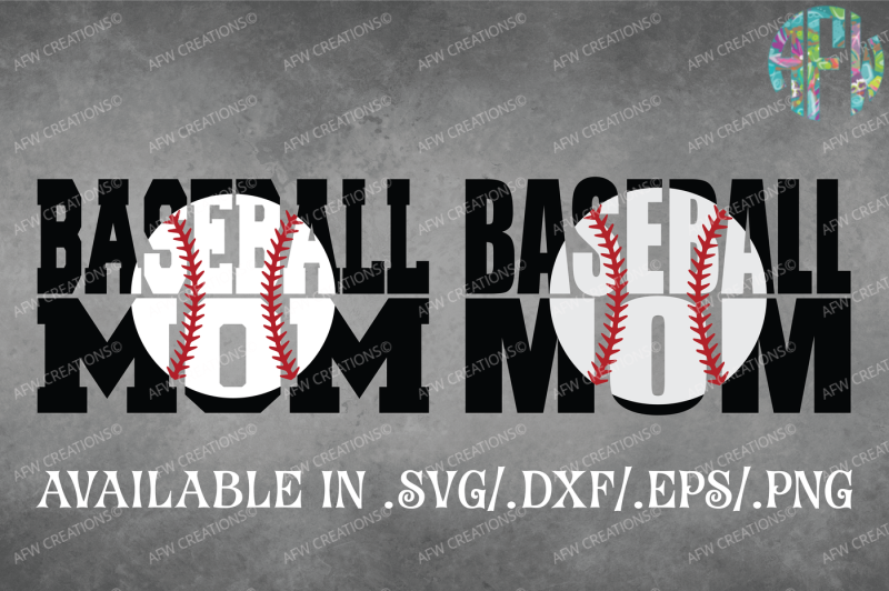 Free Baseball Mom Bundle Svg Dxf Eps Cut Files Crafter File - Download