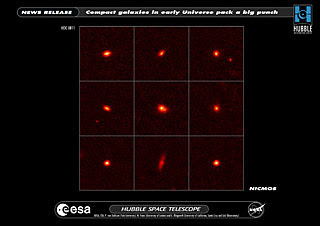 Galaxias compactas en el Universo distante por Hubble