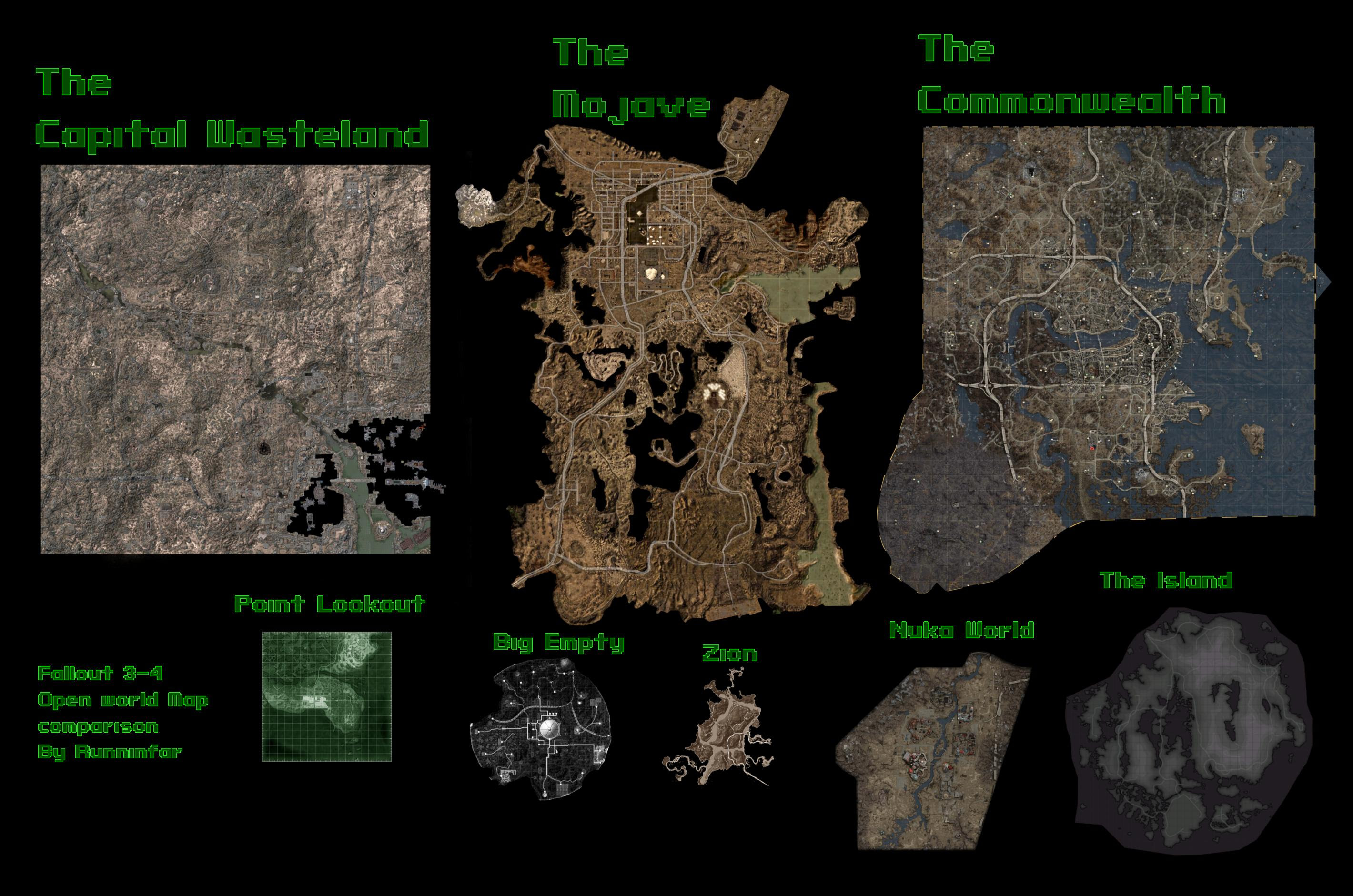 карта fallout 4 и реальная карта фото 84