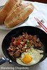 Thit Heo Bam Xao Ca Chua Banh Mi Op La (Vietnamese Ground Pork Tomato Stir-Fry with Sunny Side Up Eggs and Vietnamese French Bread) 6