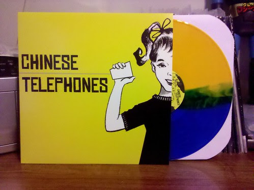 Chinese Telephones - S/T LP - Blue / Yellow Split Vinyl
