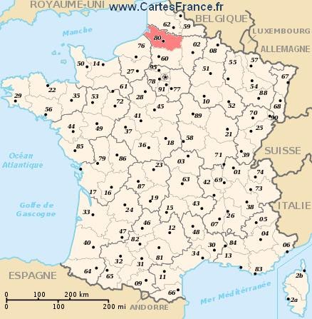 Somme France Map ~ ELAMP