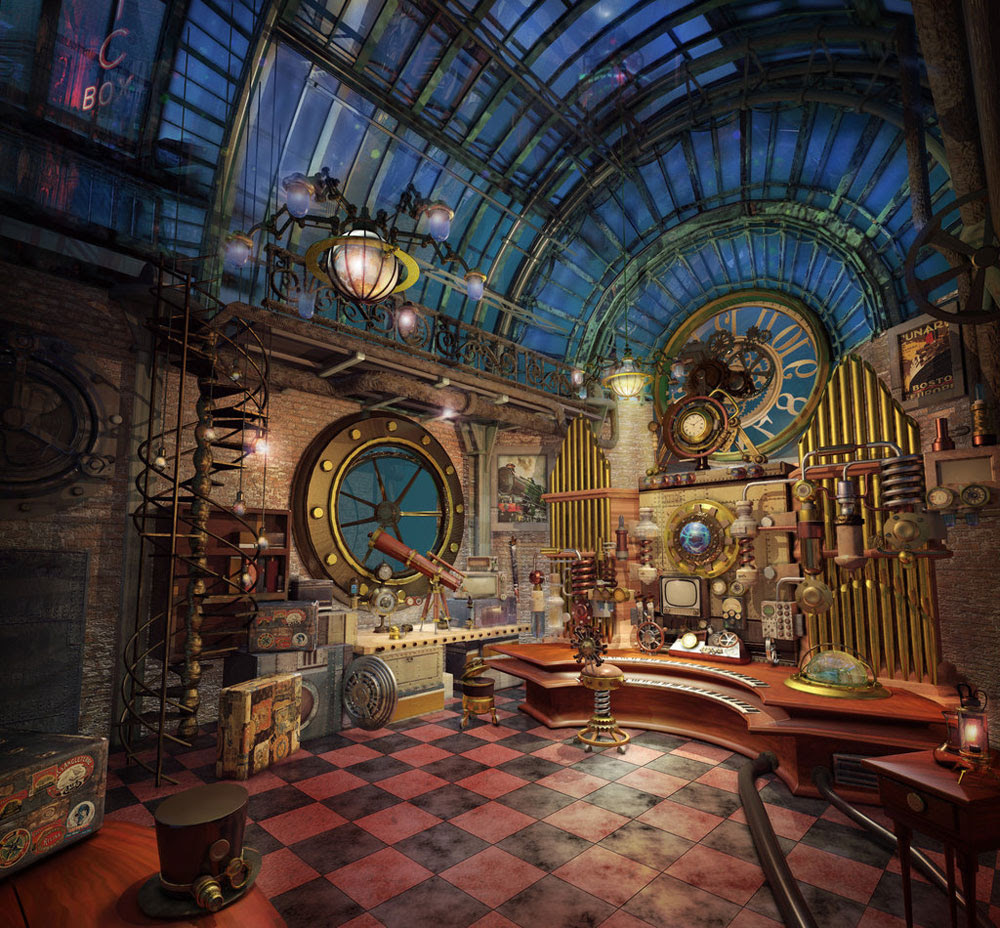 Steampunk Interior Design Style And Decorating Ideas Steampunk Interior Design Style And Decorating Ideas