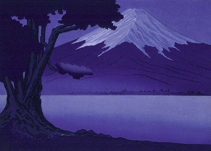 Moonlight On Fujiyama, Japan Moonlight On Fujiyama, Japan