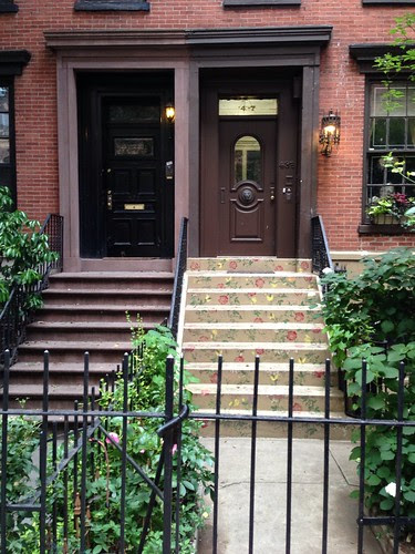 Plain vs. painted, West Village