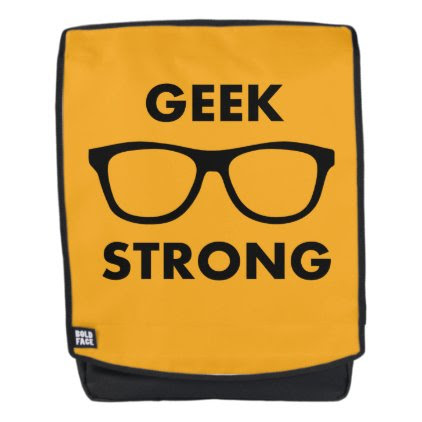 Geek Strong (Yellow) Backpack