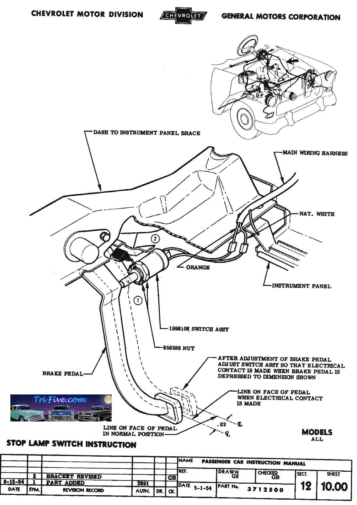 Chevy Brake Light Wiring Diagram - Wiring Diagram