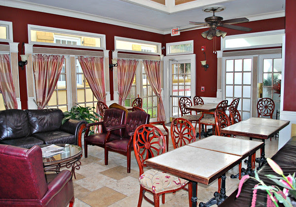 Indoor Dining Area of the Casablanca Inn