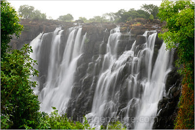 The Eastern Cataract of Victoria Falls on the Zambian side