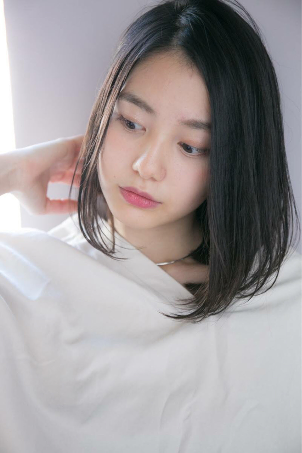 ワンレン ミディアム ストレート Mesut Jappa
