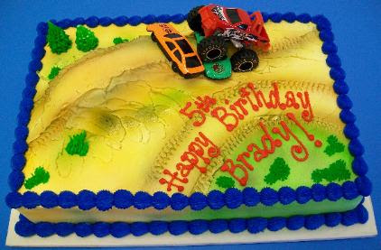 Monster Truck Cake Topper Birthday Party Ideas