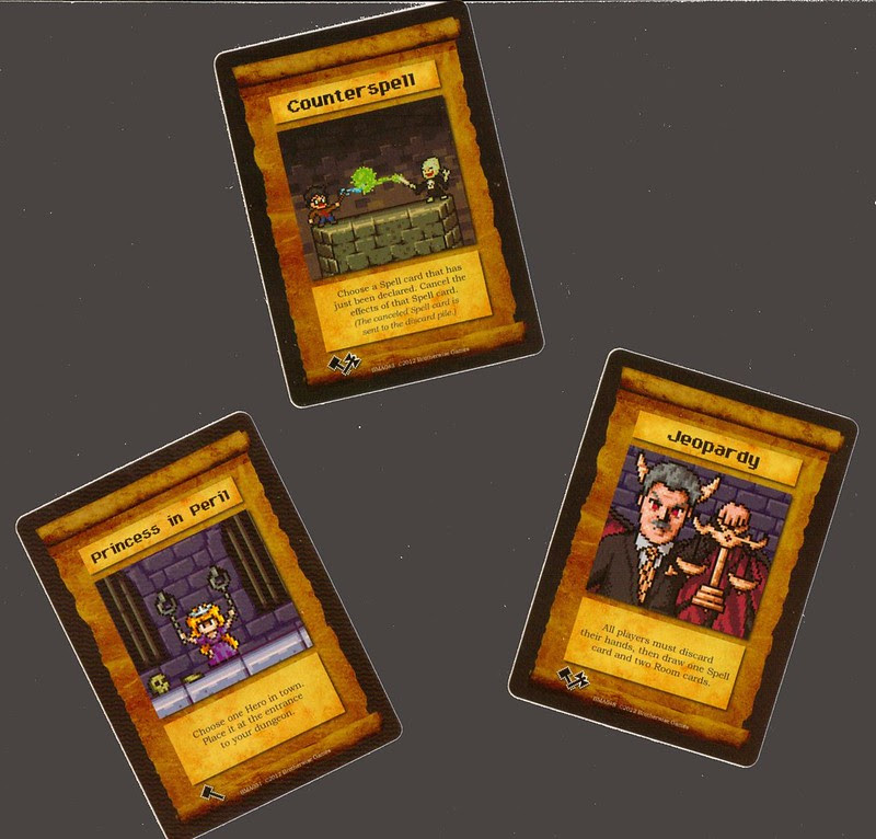 Brotherwise Games Boss Monster Spell cards