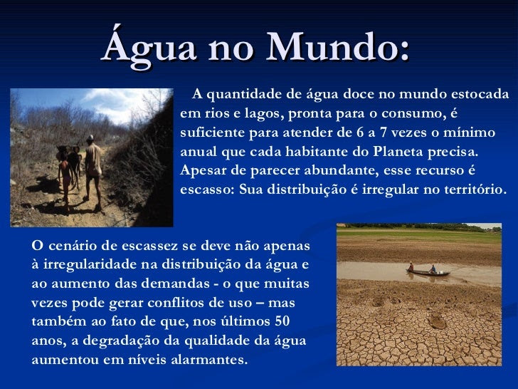 Resultado de imagem para Agua no Mundo fotos