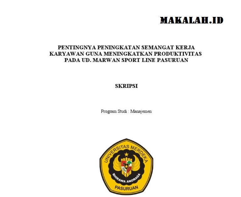 Judul Proposal Sdm