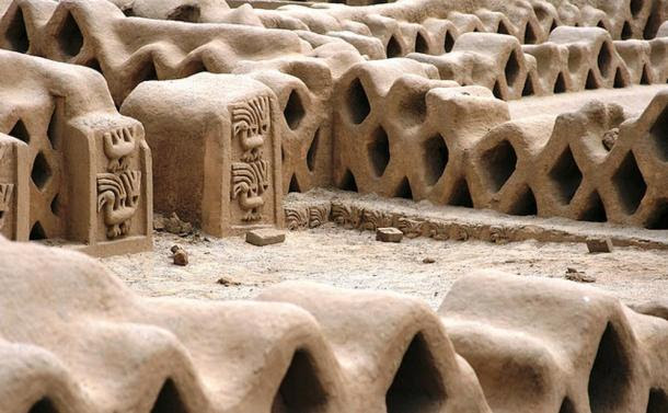 The amazing constructions of the Chimu capital city, Chan Chan.  