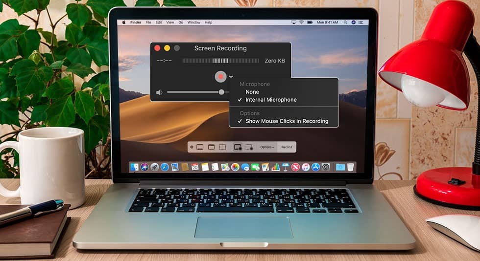 Screen Record on Mac and record audio