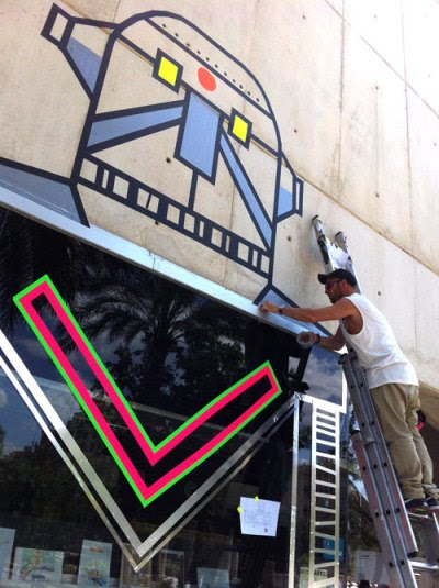 Tape Art en el Muvim/ foto Calpurnio.