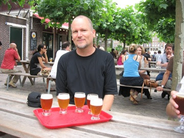 With a sampler....