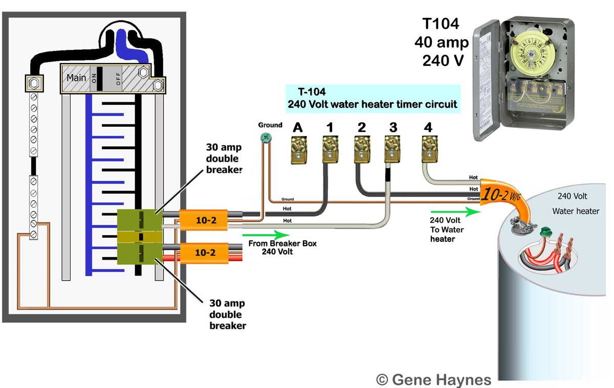 240 Volt Home Wiring Diagram - Wiring Diagram