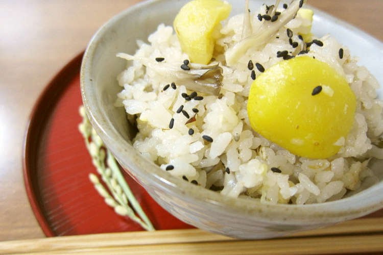 栗 きのこ ご飯 人気 レシピ 簡単
