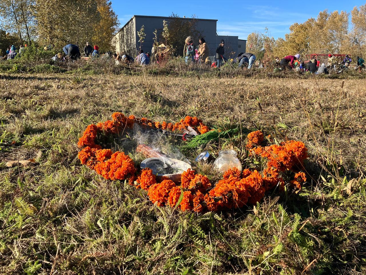 ‘An effort towards healing’: Hundreds gather at Portland Native American community garden for Un-Thanksgiving