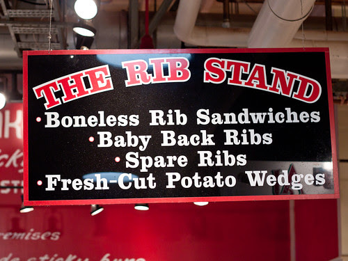 The Rib Stand's sign