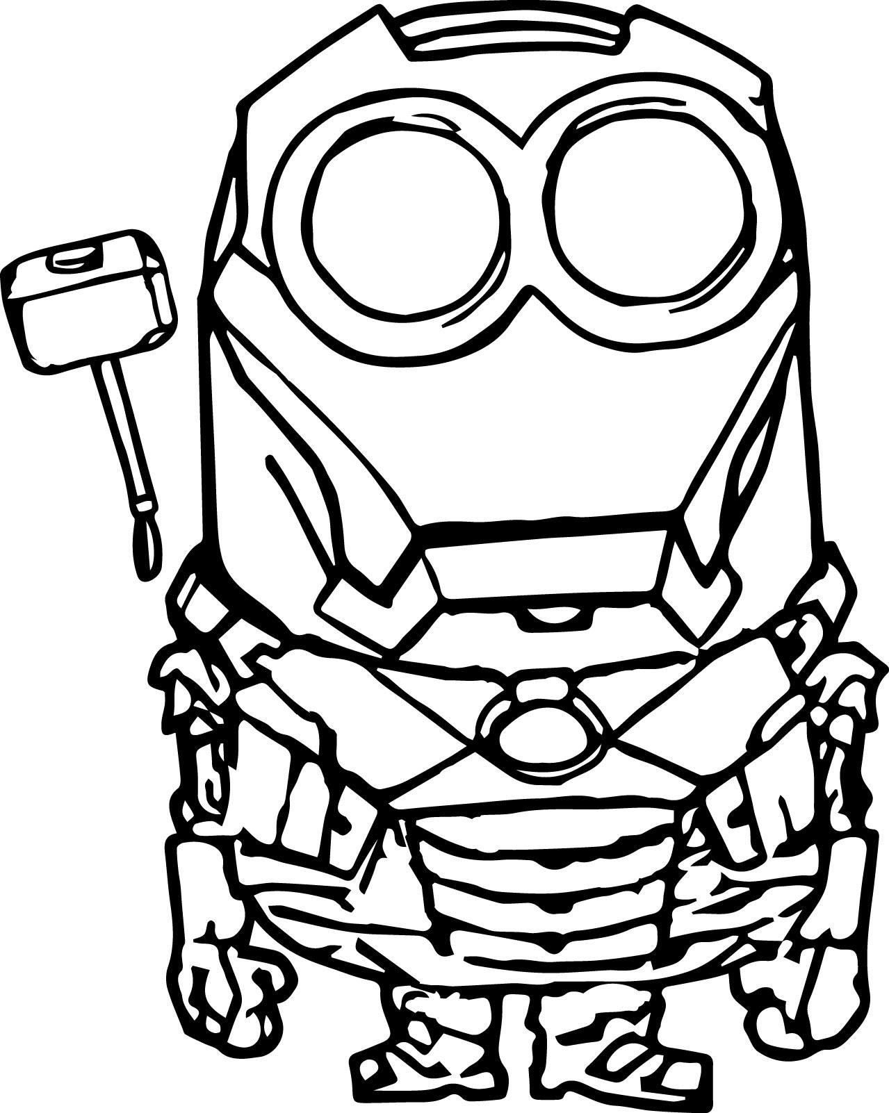 Iron Man Robot Coloring Pages - The Robot Iron Man Coloring Pages