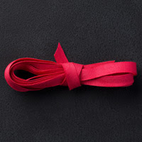 Real Red 1/4" Cotton Ribbon
