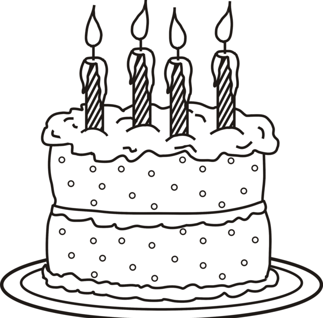 Birthday Cake No Candles Coloring Pages - Hairstyles Ideas A Radical