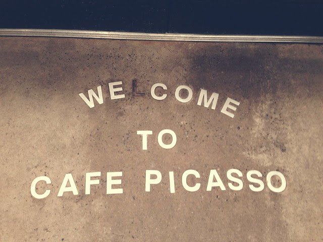Dinner at Cafe Picasso.