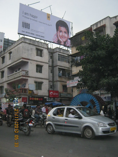 Sobha Ivory, 3 BHK Flats at NIBM-Kondhwa, Pune - hoarding of sobha Ivory on Kondhwa Katraj Road