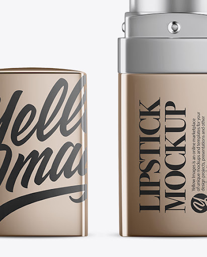 Download Opened Metallic Lip Balm Jar Mockup PSD Mockup Templates