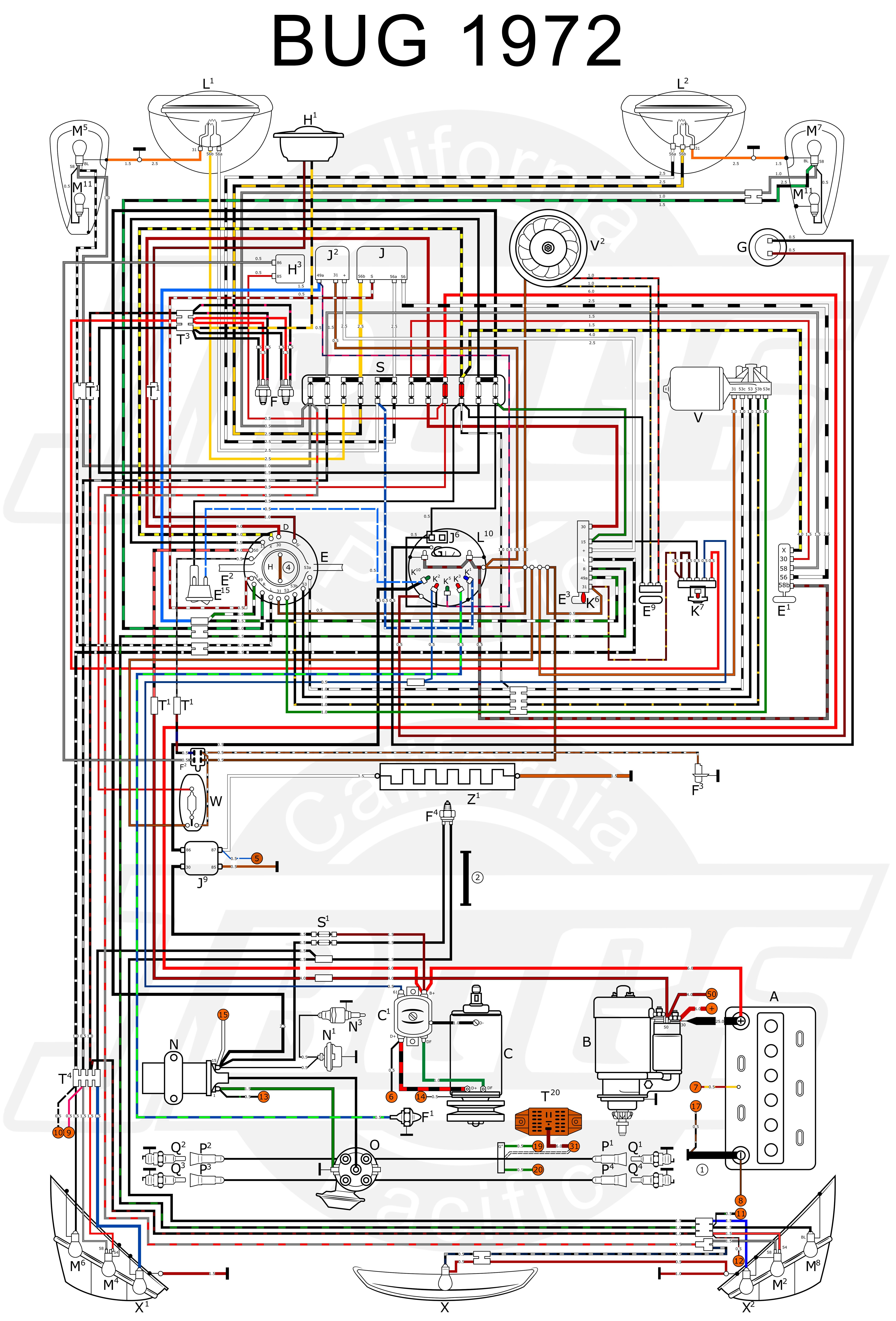 Vw Motor Wiring Diagram - Complete Wiring Schemas