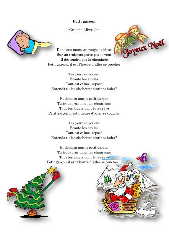 Parole Chanson De Noel En Francais - Get Images Two