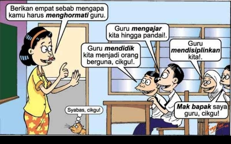 47 Gambar Komik Hak Dan Kewajiban Siswa