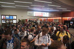 Long Line for Java Strategy and Technical Keynote, JavaOne 2013 San Francisco