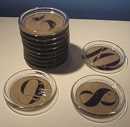 JOHN DERIAN NUMBER COASTERS