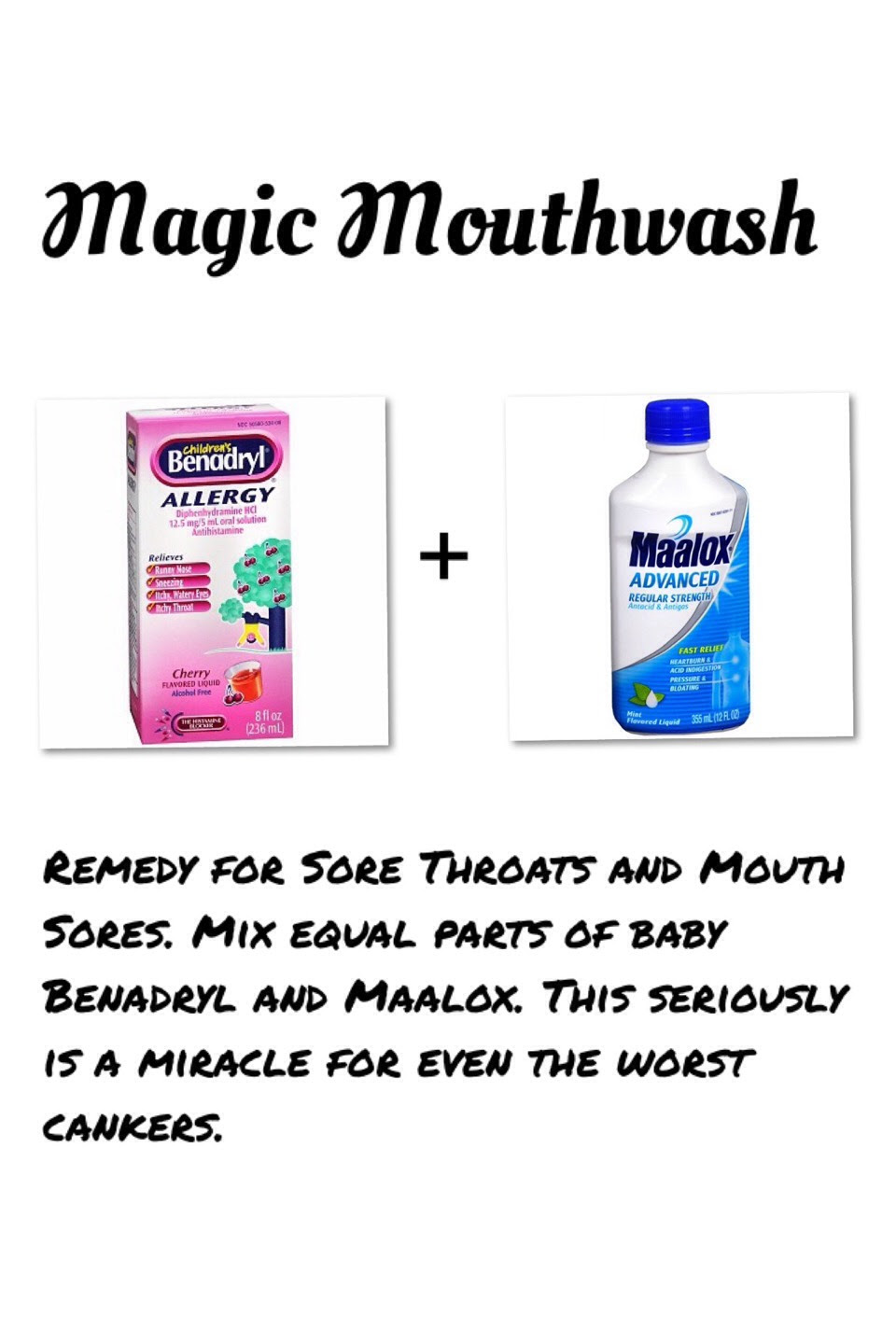 Recipe For Magic Mouthwash For Pediatric