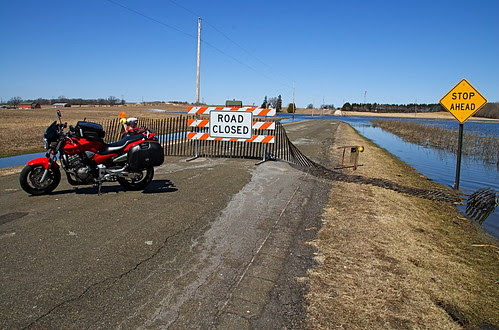 Patton Road flooded